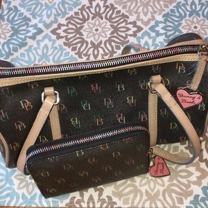 Dooney & Bourke Barrel Bag w/ Matching Wallet